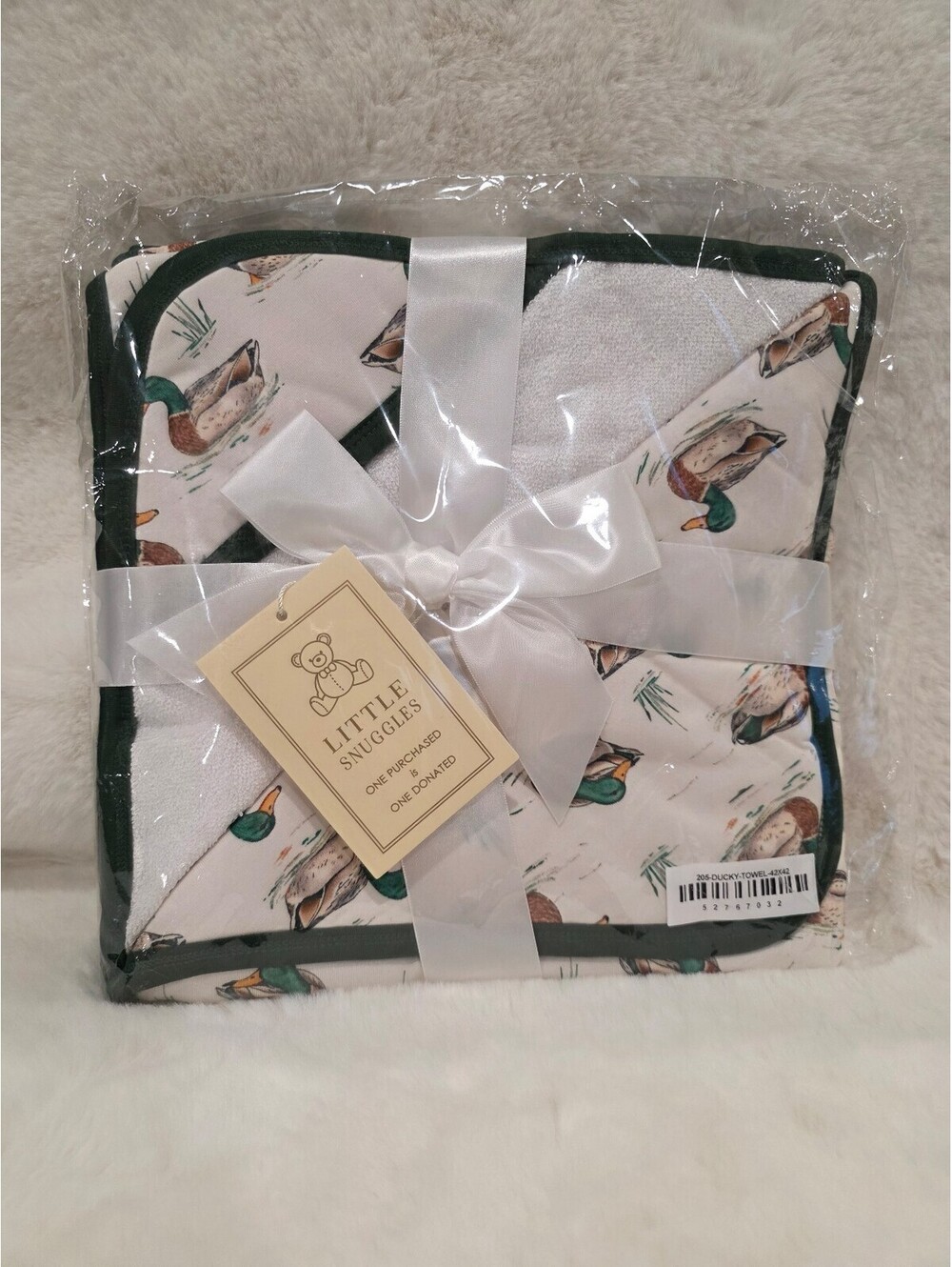 Mallard Duck Hooded Toddler Towel